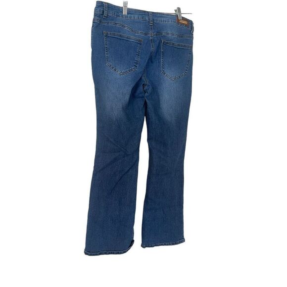 Stag Womens Blue Authentic Quality Mid-Rise Bootcut Jeans Size 15 - Picture 2 of 11